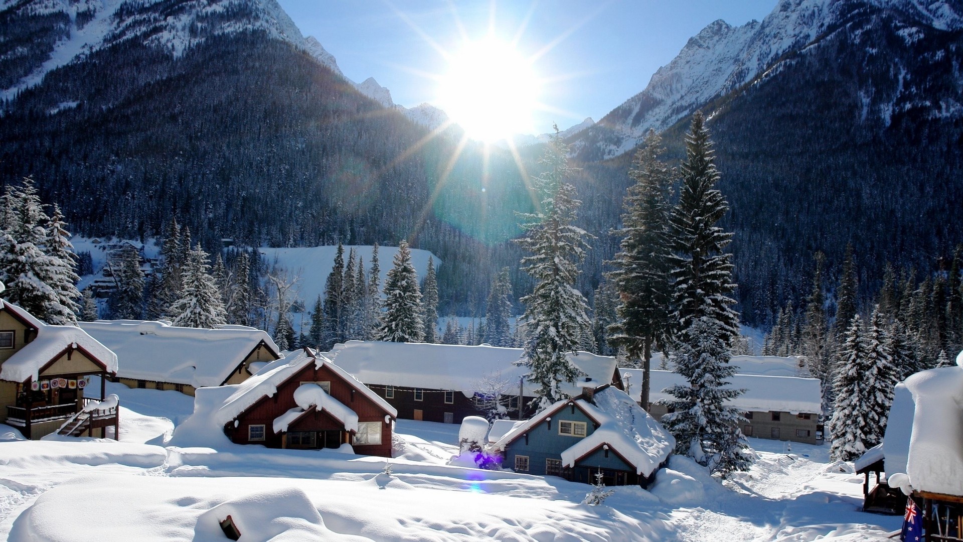 山 家 雪 冬 美しい 写真 写真 デスクトップ壁紙