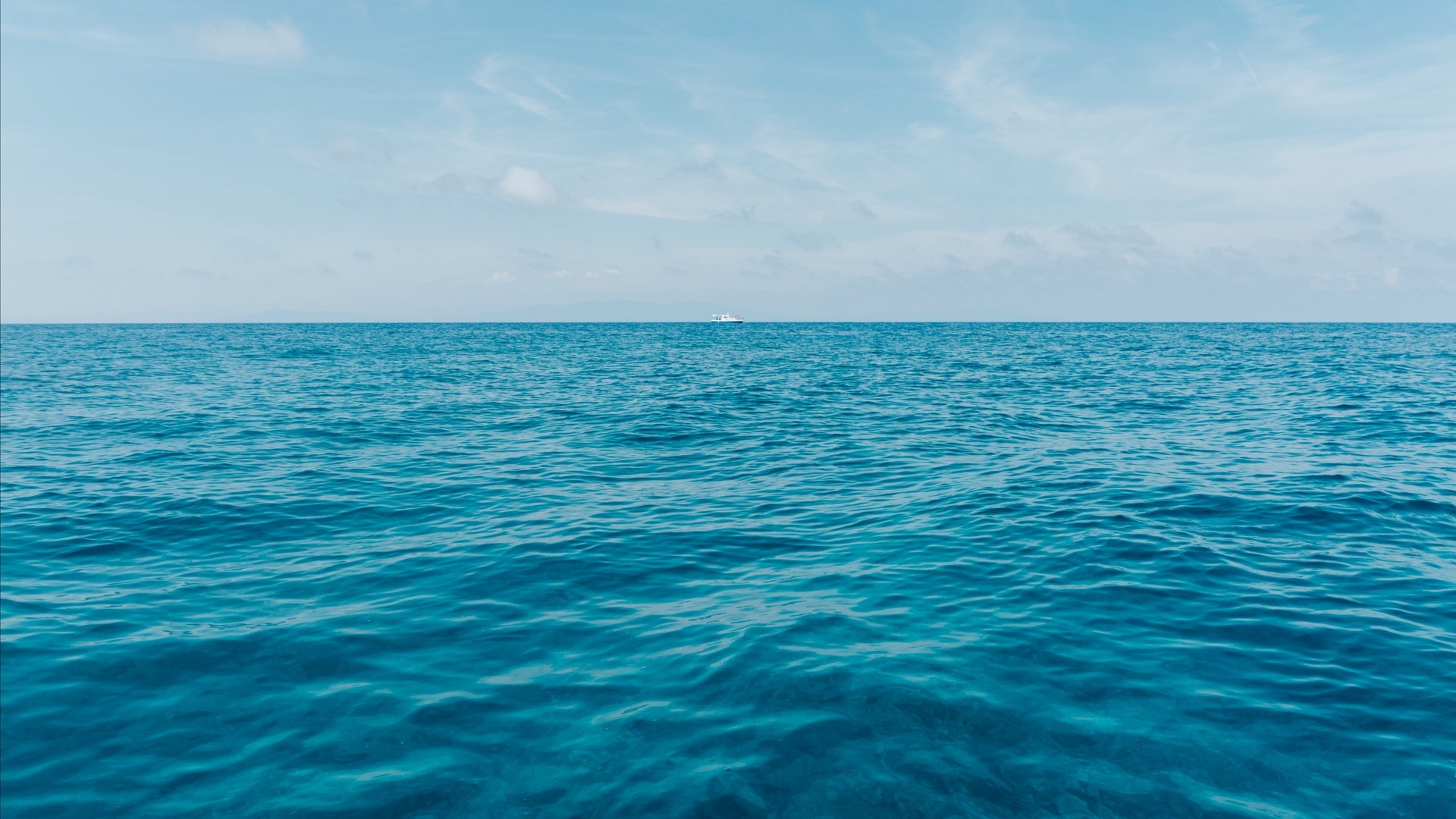 海 地平線 船 写真 写真 デスクトップ壁紙