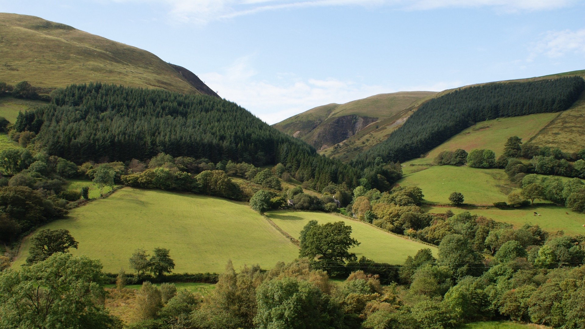 1920x1080 wallpapers: wales, britain, landscape, valley (image)