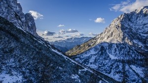 alps, mountains, snow