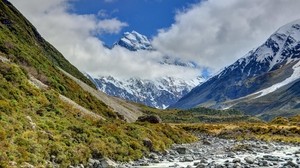 aoraki mount mount kansallispuisto uusi seelanti - wallpapers, picture