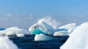 arctic, ice, iceberg, snow