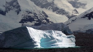 iceberg, antarctica, cold, ice, block