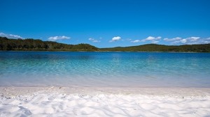 strand, sol, sand, värme, hamn, vik