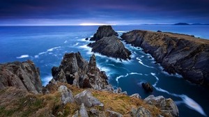 Donegal, Irland, havet, stenar