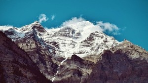 mountain, peak, snow, peak - wallpapers, picture