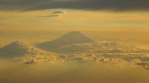 berg, nebel, wolken, gipfel, himmel