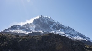 mountain, peak, peak, slope, snowy - wallpapers, picture