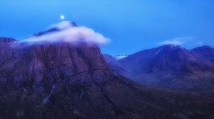 山，高峰，苏格兰，高地