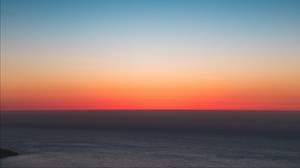 horizon, sea, sunset, sky - wallpapers, picture