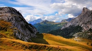 berg, dolomiter, Italien, södra Tirol