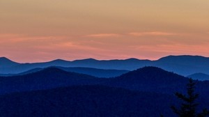 montañas, cielo, horizonte, vermont, estados unidos