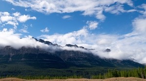 mountains, clouds, peaks - wallpapers, picture