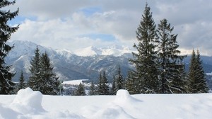 mountains, snow, Tatras, Carpathians