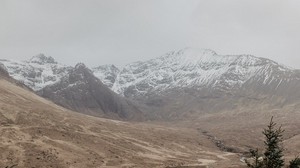 山，雾，风景，峰，雪