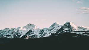 mountains, peaks, snowy - wallpapers, picture