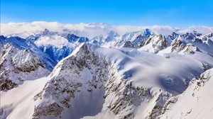 montagne, inverno, picchi, nevoso - wallpapers, picture