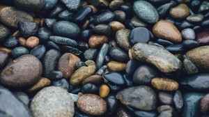 stones, sea, surface, smooth - wallpapers, picture