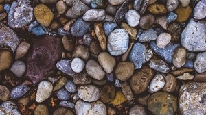 stones, marine, pebbles, forms - wallpapers, picture