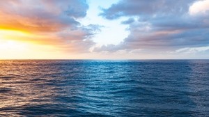 kauai, usa, ocean, horizon, sky - wallpapers, picture