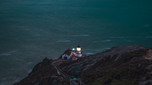 lighthouse, cape, point reyes, inverness, usa - wallpapers, picture