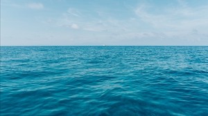 Meer, Horizont, Schiff - wallpapers, picture