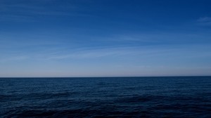 sea, horizon, sky, ripples, waves