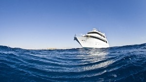 sea, ocean, waves, yacht, ship