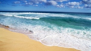 sea, sand, sky - wallpapers, picture