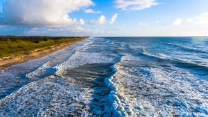 sea, surf, shore - wallpapers, picture