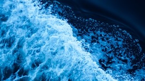 sea, surf, water, foam - wallpaper, background, image