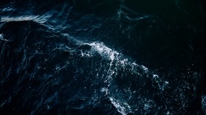sea, waves, spray, dark - wallpapers, picture