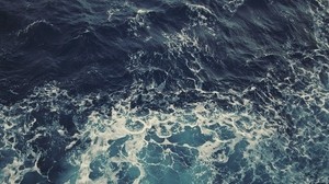 sea, waves, ocean, foam - wallpapers, picture