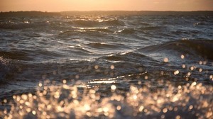 sea, waves, foam, bubbles