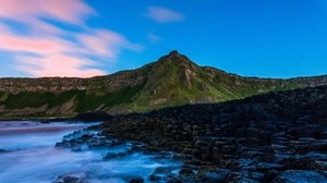 trottoar av jättar, bushmills, strand, stenar