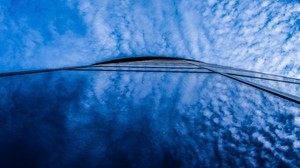 sky, facade, reflection, clouds