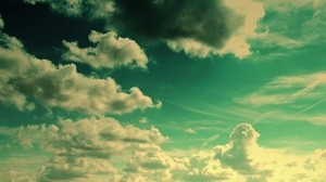 sky, clouds, light blue, white, patterns - wallpapers, picture