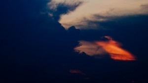 the sky, clouds, dark, twilight, evening - wallpapers, picture