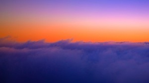 sky, clouds, height, sunset, twilight - wallpapers, picture