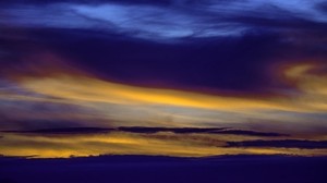 sky, clouds, sunset, lines - wallpapers, picture