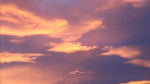 sky, sunset, clouds, cloudy