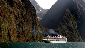 Nueva Zelanda, crucero, barco, océano - wallpapers, picture