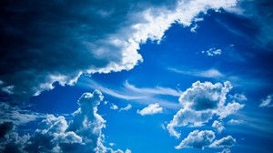 clouds, lines, patterns, features - wallpapers, picture