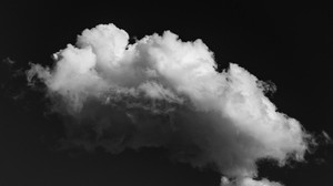 clouds, sky, black and white (bw), porous - wallpapers, picture
