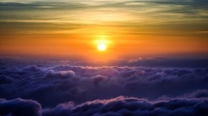 moln, himmel, sol, porös, ljus - wallpapers, picture