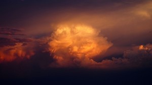 clouds, sky, clouds, dark, porous - wallpapers, picture