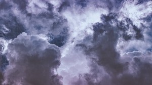 clouds, sky, height, atmosphere - wallpapers, picture