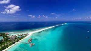 island, ocean, top view, tropics, the rest, paradise - wallpapers, picture