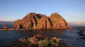 insel, felsen, dokdo, korea, gyeongsangnam-do - wallpapers, picture