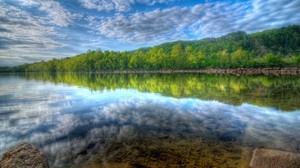 lake, forest, landscape - wallpapers, picture